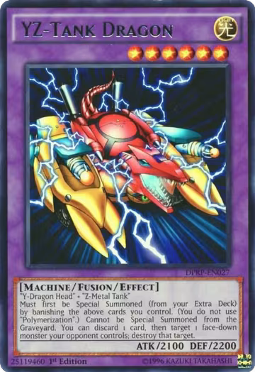 YZ-Tank Dragon (DPRP-EN027), Duelist Pack: Rivals of the Pharaoh — Yu-Gi-Oh! card price