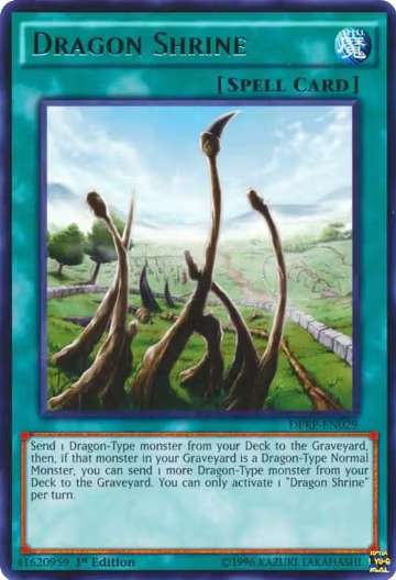 Dragon Shrine (DPRP-EN029), Duelist Pack: Rivals of the Pharaoh — Yu-Gi-Oh! card price