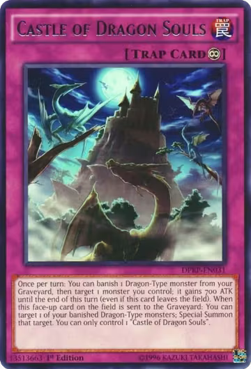 Castle of Dragon Souls (DPRP-EN031), Duelist Pack: Rivals of the Pharaoh — Yu-Gi-Oh! card price