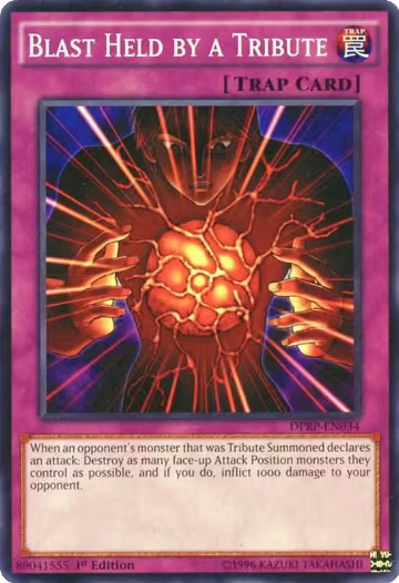 Blast Held by a Tribute (DPRP-EN034), Duelist Pack: Rivals of the Pharaoh — Yu-Gi-Oh! card price