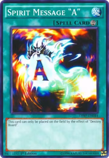 Spirit Message "A" (DPRP-EN044), Duelist Pack: Rivals of the Pharaoh — Yu-Gi-Oh! card price