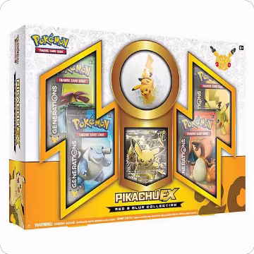 Red & Blue Collection [Pikachu EX], Generations — Pokémon sealed product price