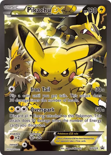Pikachu EX - XY124 (XY124) — card price