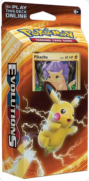 Evolutions Theme Deck - "Pikachu Power" [Pikachu], XY - Evolutions — Pokémon sealed product price