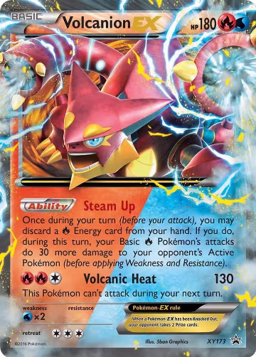 Volcanion EX (XY173), XY Promos — Pokémon card price