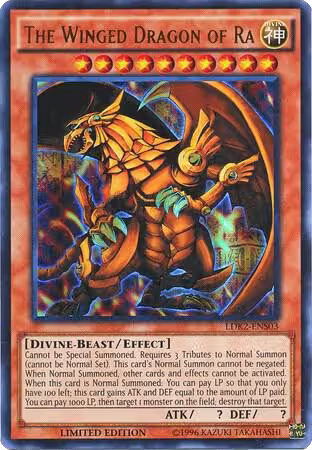 The Winged Dragon of Ra (LDK2-ENS03) — card price