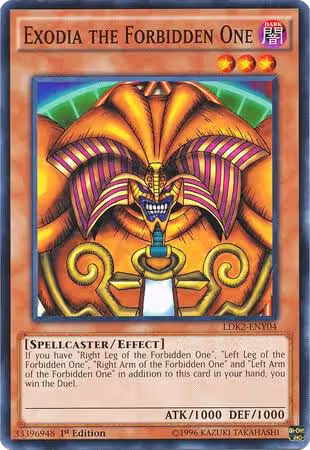 Exodia the Forbidden One (LDK2-ENY04) — card price