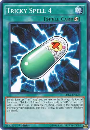 Tricky Spell 4 (LDK2-ENY26), Legendary Decks II — Yu-Gi-Oh! card price