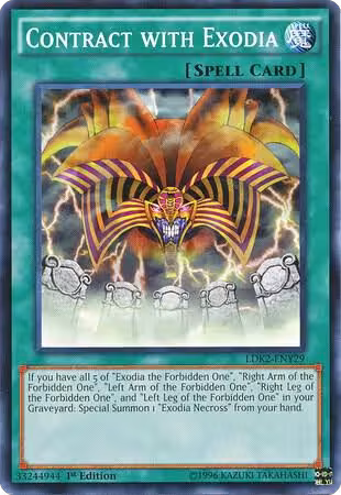 Contract with Exodia (LDK2-ENY29), Legendary Decks II — Yu-Gi-Oh! card price