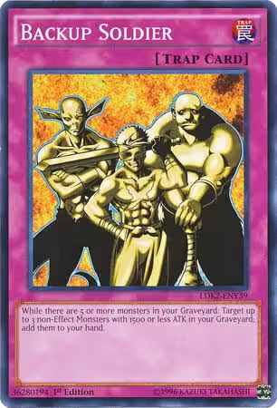 Backup Soldier (LDK2-ENY39), Legendary Decks II — Yu-Gi-Oh! card price