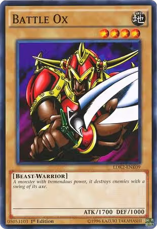 Battle Ox (LDK2-ENK09), Legendary Decks II — Yu-Gi-Oh! card price