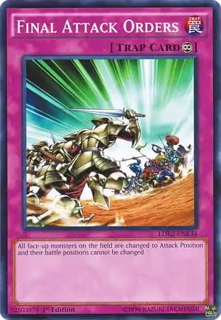 Final Attack Orders (LDK2-ENK34), Legendary Decks II — Yu-Gi-Oh! card price