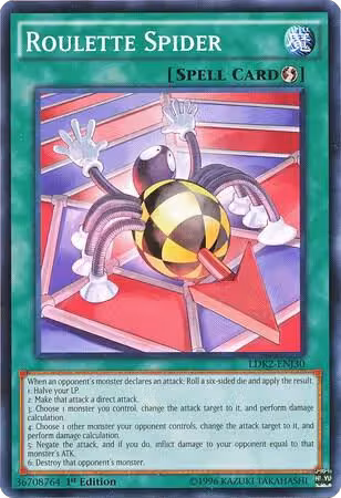 Roulette Spider (LDK2-ENJ30), Legendary Decks II — Yu-Gi-Oh! card price