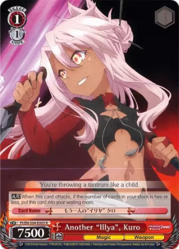 Another "Illya", Kuro (PI/EN-S04-E005 R), Fate/kaleid liner PRISMA ILLYA DX — Weiß Schwarz card price