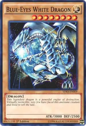 Blue-Eyes White Dragon (SDKS-EN009) — card price