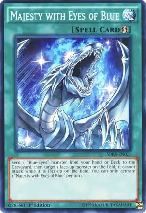 Majesty with Eyes of Blue (SDKS-EN021), Structure Deck: Seto Kaiba — Yu-Gi-Oh! card price