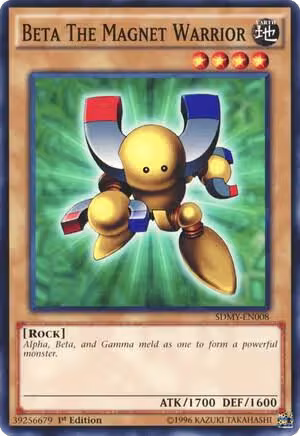 Beta The Magnet Warrior (SDMY-EN008), Structure Deck: Yugi Muto — Yu-Gi-Oh! card price