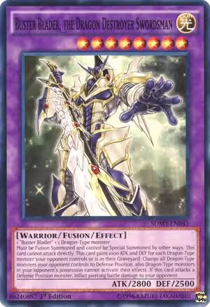 Buster Blader, the Dragon Destroyer Swordsman (SDMY-EN045) — card price