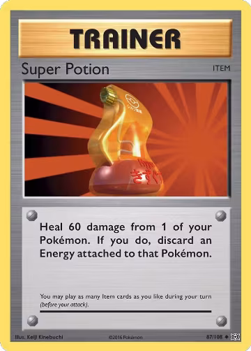 Super Potion (87/108), XY - Evolutions — Pokémon card price