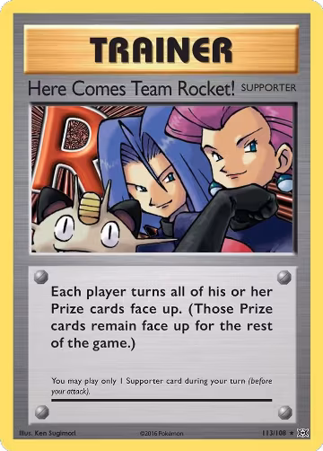Here Comes Team Rocket! (113/108), XY - Evolutions — Pokémon card price