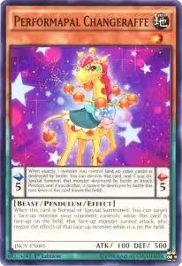 Performapal Changeraffe (INOV-EN005), Invasion: Vengeance — Yu-Gi-Oh! card price