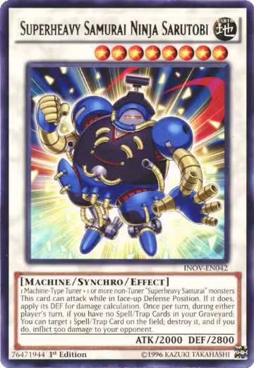 Superheavy Samurai Ninja Sarutobi (INOV-EN042), Invasion: Vengeance — Yu-Gi-Oh! card price