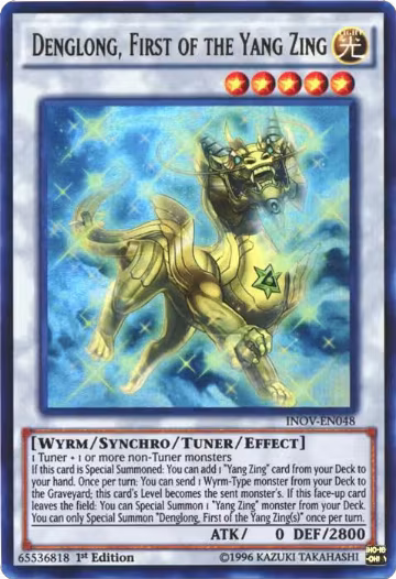 Denglong, First of the Yang Zing (INOV-EN048), Invasion: Vengeance — Yu-Gi-Oh! card price