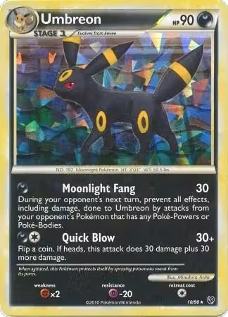 Umbreon - 10/90 (Cracked Ice Holo) (010/090), Deck Exclusives — Pokémon card price