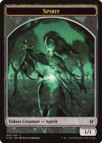 Spirit (001) // Spirit (006) Double-Sided Token (1 // 6), Commander 2016 — Magic card price