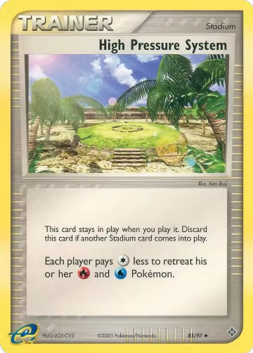 High Pressure System (85), EX Battle Stadium — Pokémon card price