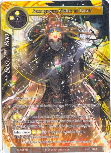 Amaterasu, Guide of Light (Full Art) (LEL-001), Legacy Lost — Force of Will card price