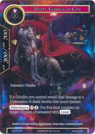 Bastet, Goddess of Cats (Full Art) (LEL-010), Legacy Lost — Force of Will card price