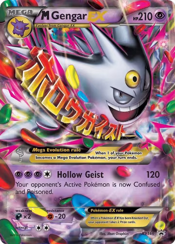 M Gengar EX (XY166), XY Promos — Pokémon card price