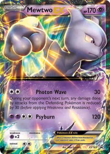 Mewtwo EX - XY183 (XY183), XY Promos — Pokémon card price