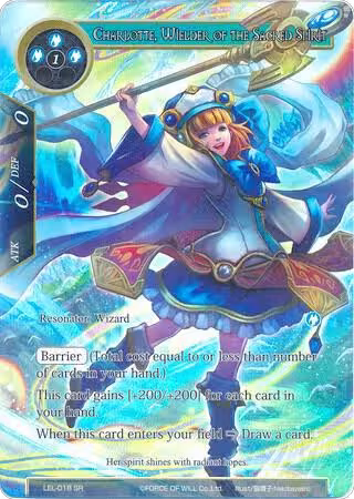 Charlotte, Wielder of the Sacred Spirit (Full Art) (LEL-018), Legacy Lost — Force of Will card price