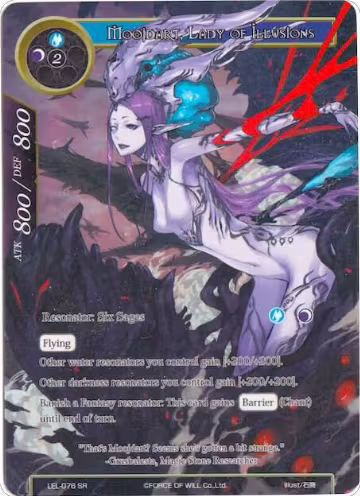 Moojdart, Lady of Illusion (Full Art) (LEL-076), Legacy Lost — Force of Will card price
