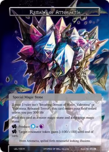 Remains of Attoractia (LEL-100), Legacy Lost — Force of Will card price
