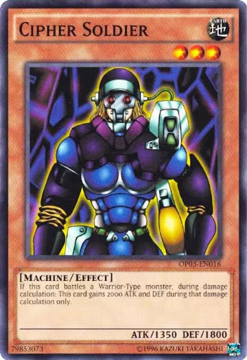 Cipher Soldier (OP03-EN016) — card price