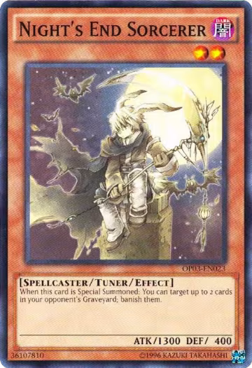Night's End Sorcerer (OP03-EN023), OTS Tournament Pack 3 — Yu-Gi-Oh! card price