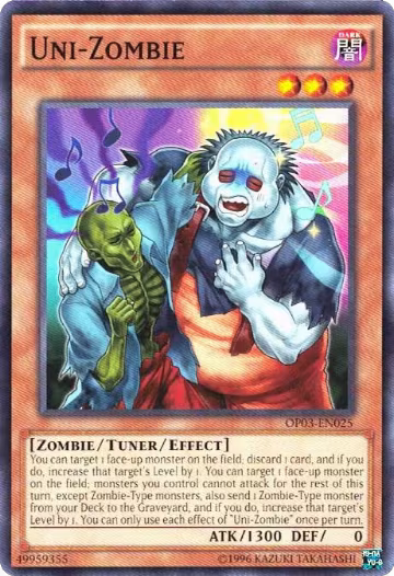 Uni-Zombie (OP03-EN025), OTS Tournament Pack 3 — Yu-Gi-Oh! card price