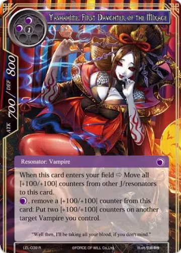 Yashahime, First Daughter of the Mikage (LEL-039), Legacy Lost — Force of Will card price