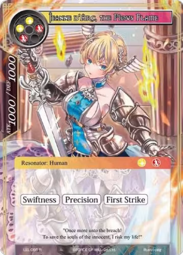 Jeanne d'Arc, the Pious Flame (LEL-066), Legacy Lost — Force of Will card price