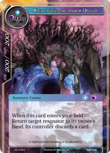Nightmare, the Ashen Dream (LEL-078), Legacy Lost — Force of Will card price