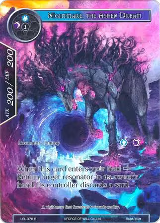 Nightmare, the Ashen Dream (Full Art) (LEL-078), Legacy Lost — Force of Will card price