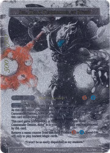 Sol, Hierophant of the Helio Star // Sol, Dark Commander of Steam (Uber Rare) (LEL-087 JR), Legacy Lost — Force of Will card price