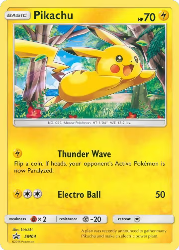Pikachu - SM04 (SM04), SM Promos — Pokémon card price