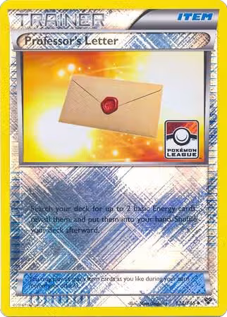 Professor's Letter - 123/146 (Pokemon League) (123/146), League & Championship Cards — Pokémon card price
