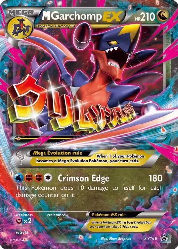 M Garchomp EX - XY168 (XY168), XY Promos — Pokémon card price
