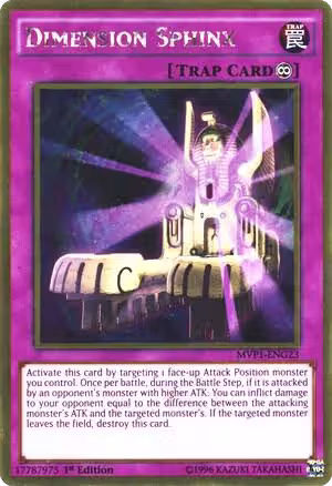 Dimension Sphinx (MVP1-ENG23), The Dark Side of Dimensions Movie Pack: Gold Edition — Yu-Gi-Oh! card price