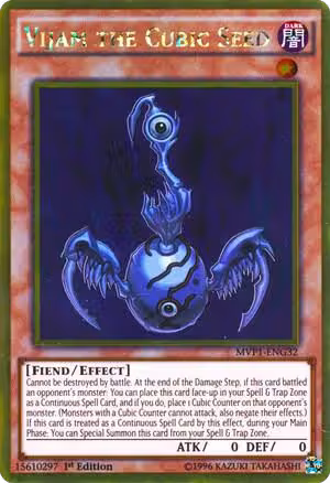 Vijam the Cubic Seed (MVP1-ENG32), The Dark Side of Dimensions Movie Pack: Gold Edition — Yu-Gi-Oh! card price